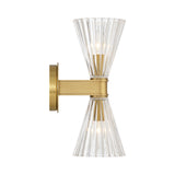 Lotus 5.5'' Luxe Gold Sconce by Crystorama