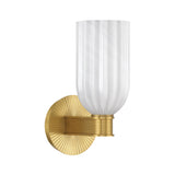 Lotus 5'' Luxe Gold Sconce by Crystorama