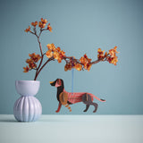 Dachshund Ornament, styled in an interior