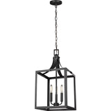 Labette Outdoor Wall Lantern — 23.5 Inch, Black