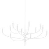Labra Chandelier - 12-Light - White Plaster by Hudson Valley