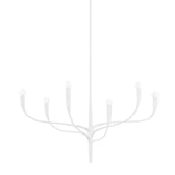 Labra Chandelier - 6-Light - White Plaster by Hudson Valley