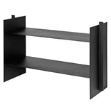 Lager Shoe Rack Black By Ferm Living - Side View