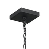 Lahden Outdoor Hanging Light Black Textured By Kichler Canopy View