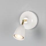 Lainio Wall Light - Polished Brass / white shade
