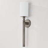 Lakeport Wall Sconce Vintage Pewter By Hudson Valley - Side View
