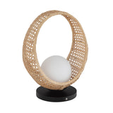 Lanai Portable Table Lamp Medium By Kuzco Side View