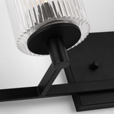 Lando Vanity Light Extra Large Midnight Black By Generation Lighting Detailed View