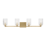 Lando Vanity Light Large Satin Brass By Generation Lighting