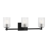 Lando Vanity Light Large Midnight Black By Generation Lighting