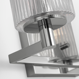 Lando Vanity Light Medium Chrome By Generation Lighting Detailed View