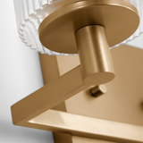 Lando Vanity Light Medium Satin Brass By Generation Lighting Detailed View1