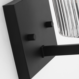 Lando Vanity Light Small Midnight Black By Generation Lighting Detailed View