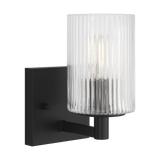 Lando Vanity Light Small Midnight Black By Generation Lighting
