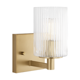 Lando Vanity Light Small Satin Brass By Generation Lighting