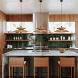 Larkin Semi Flush Mount Medium By Troy Lighting - Lifestyle View1