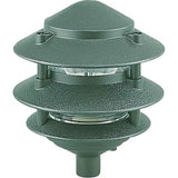 Landscape Lighting Tiered Path Landscape Path Light — Emerald Green