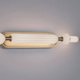 Landsdowne Vanity Light 31 Inch Gold By Eurofase Lifestyle View