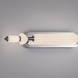 Landsdowne Vanity Light 31 Inch Nickel By Eurofase Lifestyle View