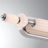 Landsdowne Vanity Light 39 Inch Nickel By Eurofase Lifestyle View