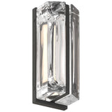 Langferd LED Outdoor Wall Sconce 12 Inch Black By Eurofase - Side View