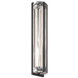 Langferd LED Outdoor Wall Sconce 24 Inch Black By Eurofase - Side View