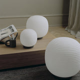 Lantern Globe Floor Lamp Small By New Works Lifestyle View 1