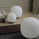 Lantern Globe Table Lamp Large By New Works Lifestyle View