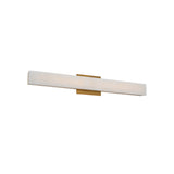 Lanza Vanity Light Modern Forms, Size: Medium, Finish: Aged Brass, , | Casa Di Luce Lighting