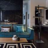 Las Floor Lamp, Finish: Black