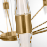 Lassell Chandelier Natural Brass 1 Tier By Visual Comfort Modern Detailed View