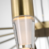 Lassell Chandelier Natural Brass 1 Tier By Visual Comfort Modern Detailed View 1