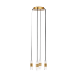 Lassell Chandelier Natural Brass 4 Lights By Visual Comfort Modern