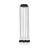 Lassell Chandelier Nightshade Black 8 Lights By Visual Comfort Modern