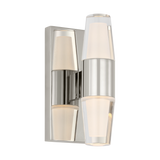 Lassell Wall Sconce Polished Nickel Small With Light By Visual Comfort Modern