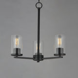Lateral Chandelier Black by Maxim Lighting