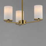 Lateral Chandelier Satin Brass by Maxim Lighting