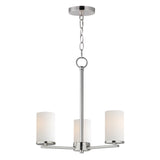 Lateral Chandelier Satin Nickel by Maxim Lighting
