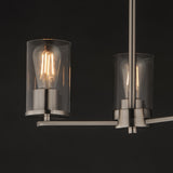 Lateral Chandelier Satin Nickel by Maxim Lighting