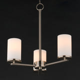 Lateral Chandelier Satin Nickel by Maxim Lighting