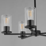 Lateral Chandelier Black by Maxim Lighting