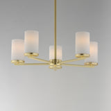 Lateral Chandelier Satin Brass by Maxim Lighting