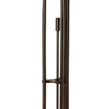 Lattice Floor Lamp detail in Bronze, by Hubbardton Forge