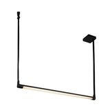 Laurence Linear Suspension Urban Bronze By Kuzco Side View
