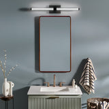 Laurene Clear Glass Vanity Light Large Black By Kichler - Lifestyle View2