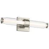 Laurene Clear Glass Vanity Light Small Brushed Nickel By Kichler