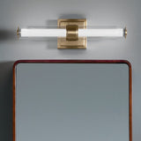 Laurene Clear Glass Vanity Light Small Champagne Bronze By Kichler - Lifestyle View