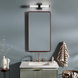 Laurene Clue Fluted Glass Vanity Light Small Black By Kichler - Lifestyle View2