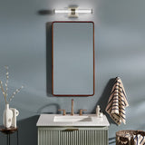 Laurene Clue Fluted Glass Vanity Light Small Brushed Nickel By Kichler - Lifestyle View2