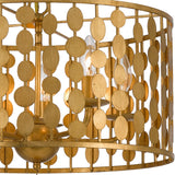 Layla Chandelier 18'' Antique Gold
